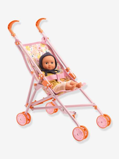 Poussette - orange+rose - vertbaudet enfant 