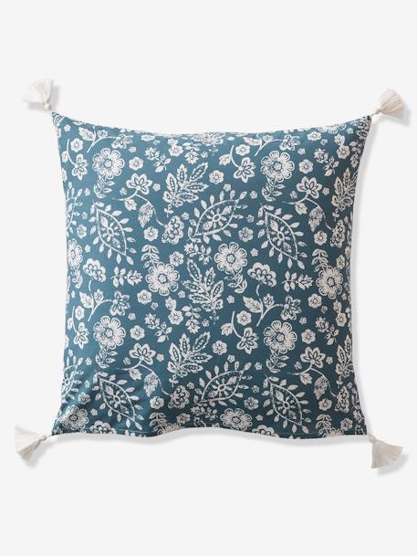 Parure housse de couette + taie d'oreiller enfant CARAVANE marine / écru - vertbaudet enfant 