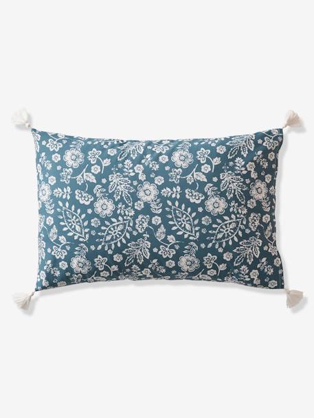 Parure housse de couette + taie d'oreiller enfant CARAVANE marine / écru - vertbaudet enfant 