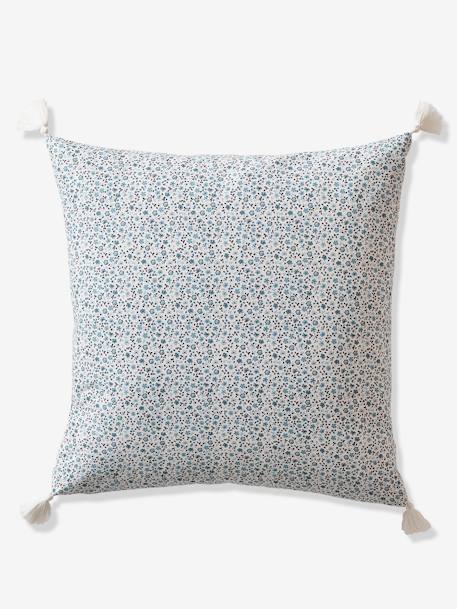 Parure housse de couette + taie d'oreiller enfant CARAVANE marine / écru - vertbaudet enfant 