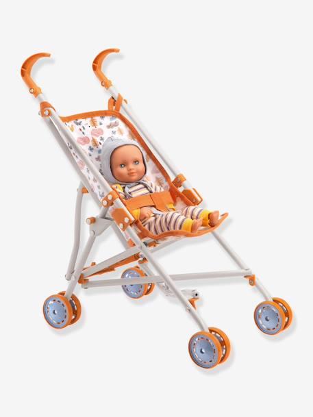 Poussette - orange+rose - vertbaudet enfant 