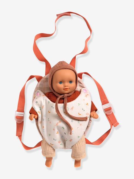 Porte bébé - DJECO marron+rose - vertbaudet enfant 