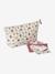 Trousse de toilette enfant en gaze de coton beige imprimé+bleu grisé+imprimé fleurs grenier - vertbaudet enfant 