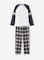 Pyjama castor garçon avec bas en flanelle BLEU FONCE - vertbaudet enfant 