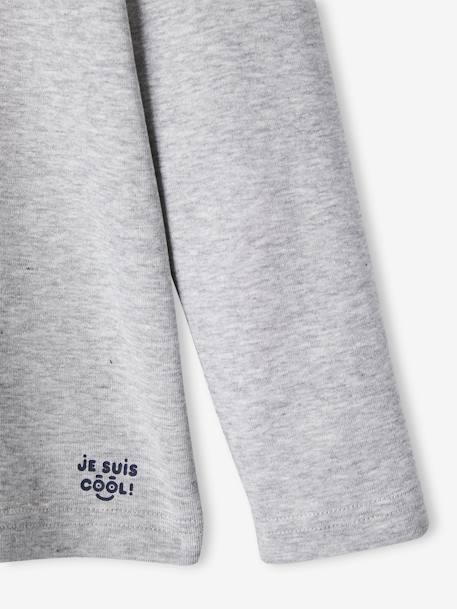 Lot de 3 sous-pulls garçon. kaki+LOT ARDOISE+LOT GRIS CLAIR CHINE - vertbaudet enfant 