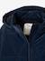 Doudoune longue à capuche fille doublée sherpa BLUE DARK - vertbaudet enfant 
