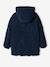 Doudoune longue à capuche fille doublée sherpa BLUE DARK - vertbaudet enfant 