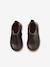 Boots cuir bébé mixte zippés et élastiqués chocolat - vertbaudet enfant 