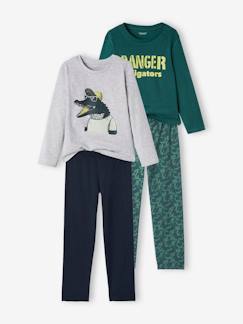 Garçon-Pyjama, surpyjama-Lot de 2 pyjamas "alligators" garçon