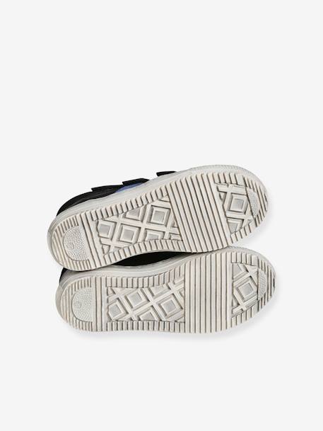 Baskets montantes cuir garçon noir - vertbaudet enfant 