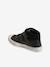Baskets montantes cuir garçon noir - vertbaudet enfant 