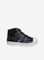 Baskets montantes cuir garçon noir - vertbaudet enfant 
