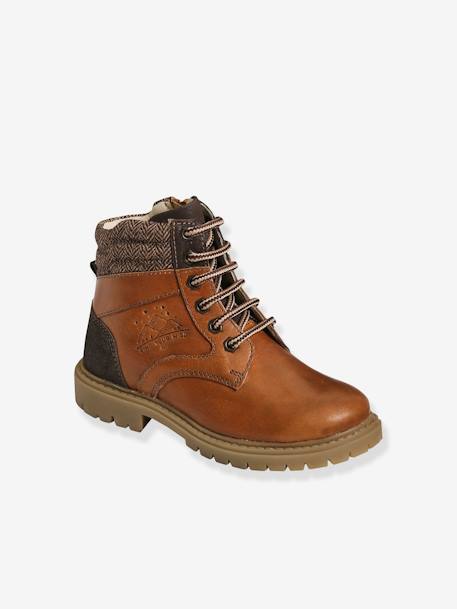 WUIWUIYU Bottines Enfant Garçon Fille - Bottes Chelsea Plates Antidérapantes, Cuir Doux Avec Fermeture Éclair
