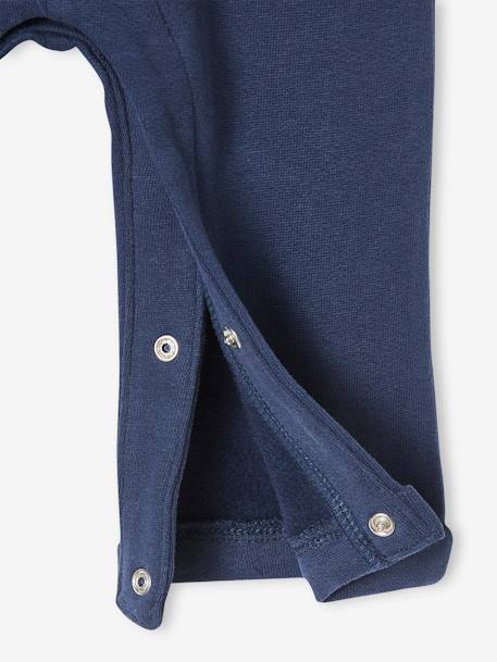 Salopette en molleton bébé marine - vertbaudet enfant 