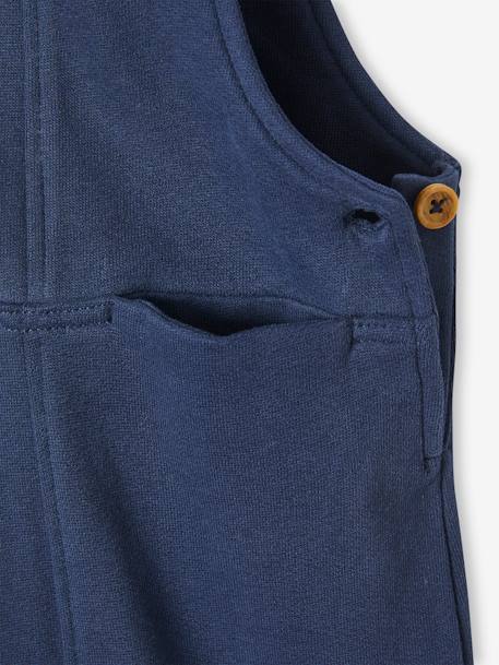 Salopette en molleton bébé marine - vertbaudet enfant 