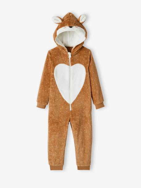 Surpyjama fille renarde MARRON CLAIR - vertbaudet enfant 