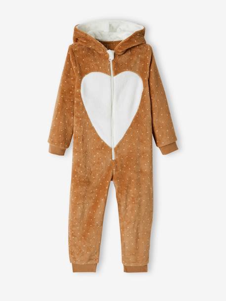 Surpyjama fille renarde MARRON CLAIR - vertbaudet enfant 