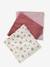Lot de 3 langes en gaze de coton GRENIER bois de rose - vertbaudet enfant 