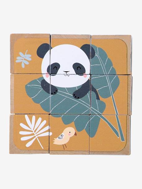 FSC¨ houten dieren puzzelblokjes beige - vertbaudet enfant 