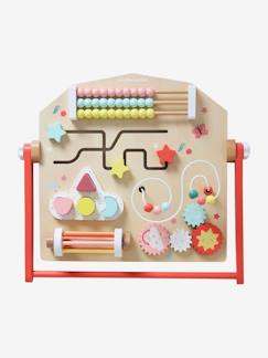 Speelgoed-Verticaal activiteitenbord gemaakt van FSC® hout