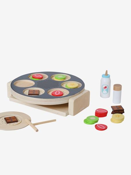 Set crêpes party en bois FSC® gris - vertbaudet enfant 