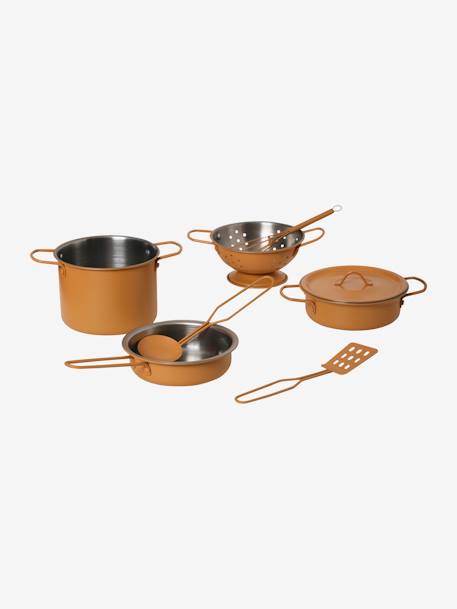 Batterie de cuisine en métal blanc - vertbaudet enfant 