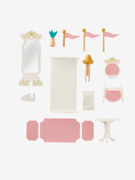Château de princesse pour poupées mannequins en bois FSC® blanc - vertbaudet enfant 