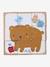 Puzzle cubes animaux en bois FSC® beige - vertbaudet enfant 