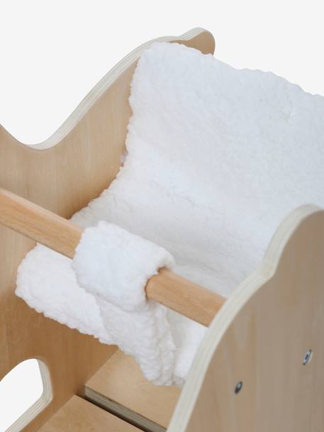 Ijsbeer schommelstoel FSC® hout natuurlijk - vertbaudet enfant 