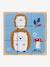 Puzzle cubes animaux en bois FSC® beige - vertbaudet enfant 