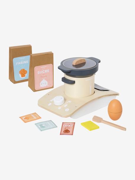 Robot de cuisine en bois FSC® noir - vertbaudet enfant 