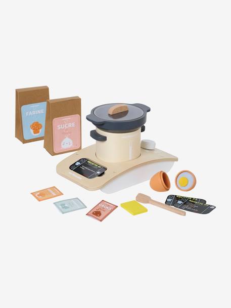 Robot de cuisine en bois FSC® noir - vertbaudet enfant 