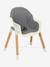 Chaise haute évolutive 2 hauteurs  High & Low GRIS - vertbaudet enfant 