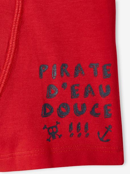 Lot de 5 boxers stretch 'pirates' garçon Lot marine et rouge - vertbaudet enfant 