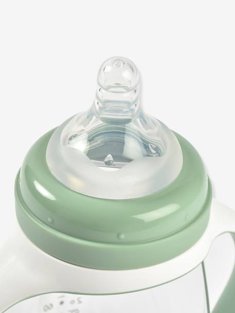 Leerfles 2 in 1 (210 ml) BEABA beige+ROZE+saliegroen - vertbaudet enfant 
