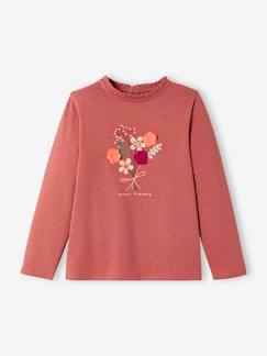 T-shirt met versiering en motief froufrou Oeko-Tex®  - vertbaudet enfant