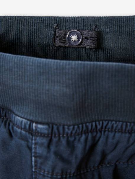 Pantalon style jogger doublé polaire garçon facile à enfiler encre+NOISETTE+vert sapin - vertbaudet enfant 