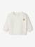 Pull tricot bébé coeur doré ivoire - vertbaudet enfant 