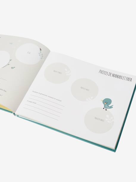 Mon livre de naissance + toise vert - vertbaudet enfant 