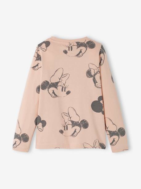 T-shirt fille manches longues Disney® Minnie Rose imprimé - vertbaudet enfant 