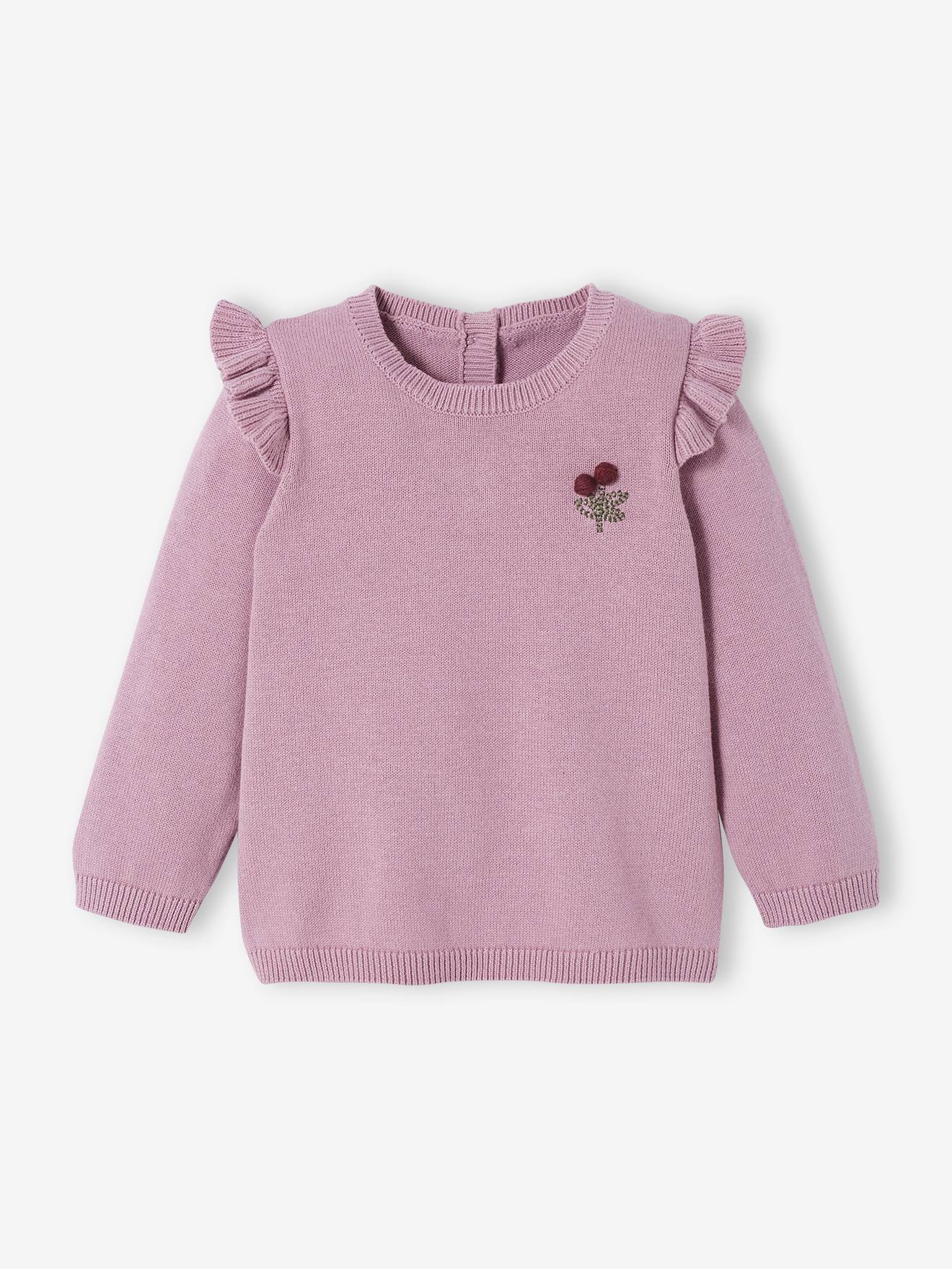 Baby meisje vest trui instellen Funky rood en paars bonte met hart Appliques Kleding Jongenskleding Babykleding voor jongens Truien 