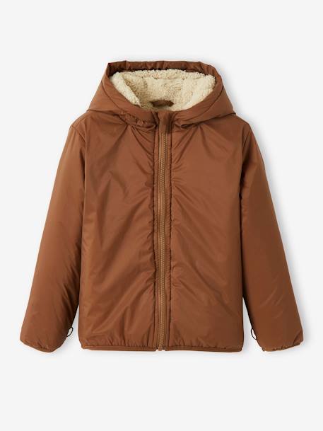 3-in-1-parka voor baby met afneembaar vest grijsblauw+kaki+korstmos+Marinegrijs+pecannoot - vertbaudet enfant 