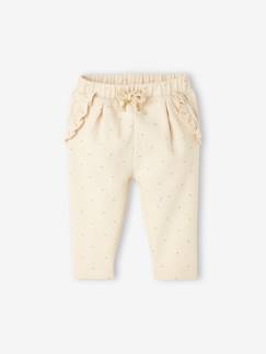 Fleece-pantalon voor meisjesbaby  - vertbaudet enfant