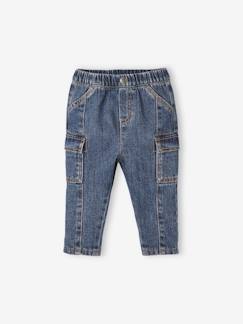 Baby jeans met zijzakken  - vertbaudet enfant