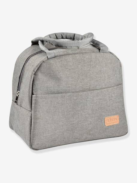 Isotherm lunchtas BEABA beige, bedrukt+gemêleerd grijs - vertbaudet enfant 
