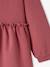 Robe en molleton col Claudine fille prune - vertbaudet enfant 
