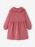Robe en molleton col Claudine fille prune - vertbaudet enfant 