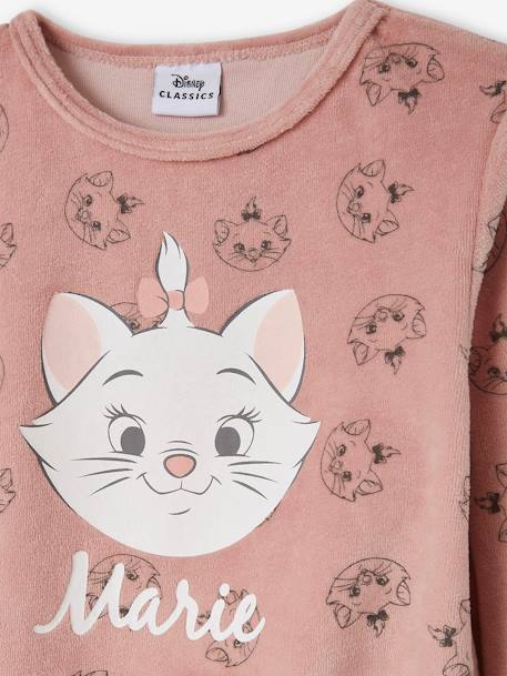 Fluwelen meisjespyjama Disney® Marie de Aristocats roze - vertbaudet enfant 