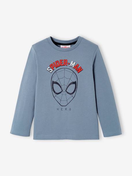 T-shirt manches longues garçon Spider-man Bleu - vertbaudet enfant 