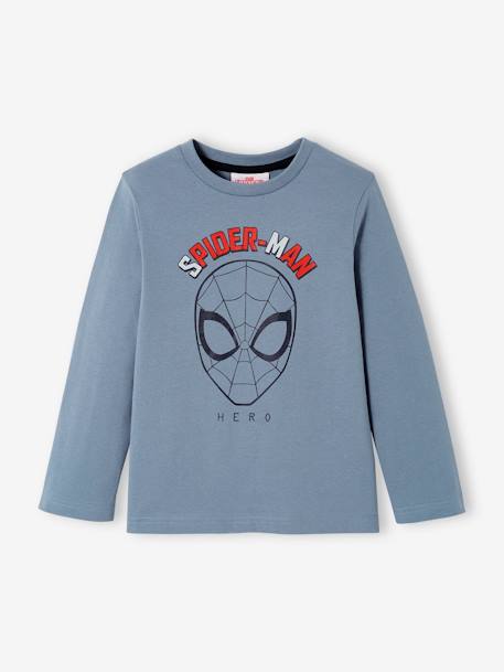 T-shirt met lange mouwen Spider-man® Blauw - vertbaudet enfant 